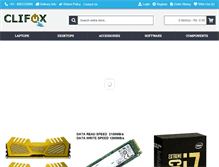 Tablet Screenshot of clifox.com